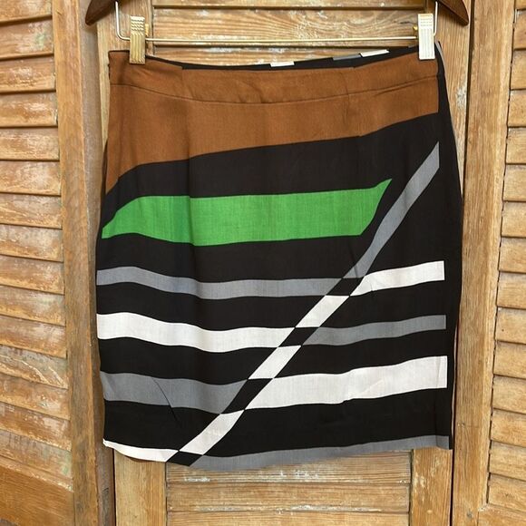 Derek Lam Geometric Print Skirt Size XS - Picture 2 of 3